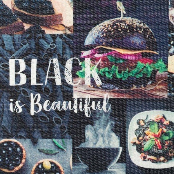 Салфетка на стол "BLACK is Beautiful" 29*40 см