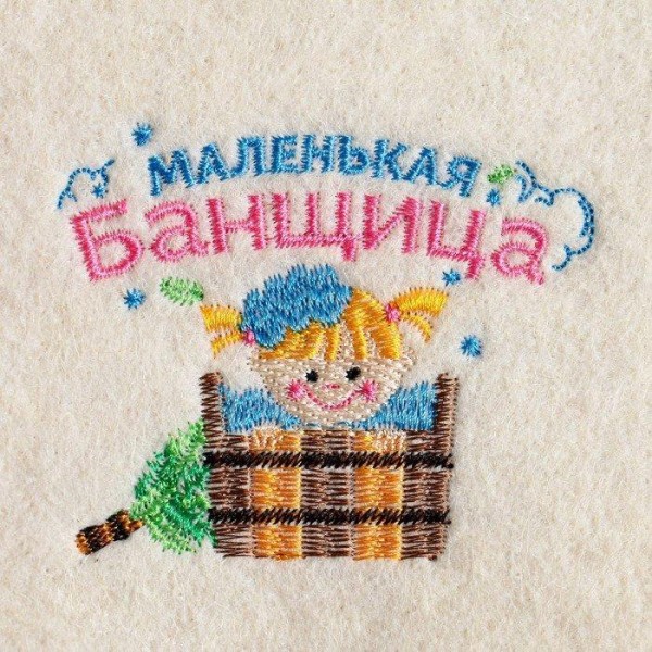 Коврик банный детский "Маленькая банщица"