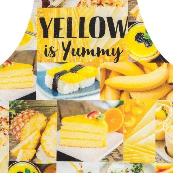 Фартук «Этель: YELLOW» 70х60 см, 100% хлопок, саржа 190 гр/м²