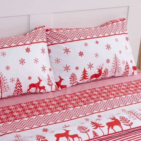 Постельное белье LoveLife 2сп Reindeer 175*215см,200*225см,50*70см-2шт