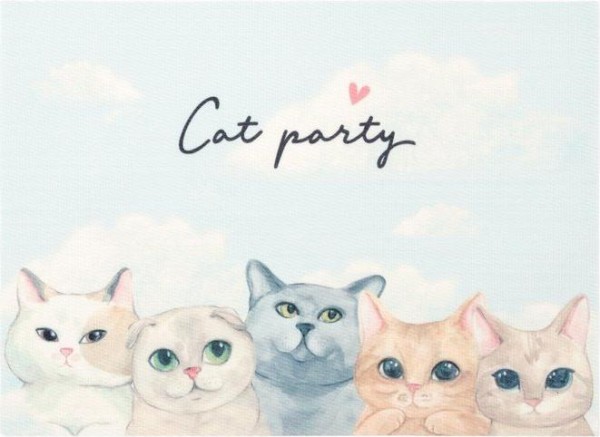 Салфетка на стол Доляна "Cat party" ПВХ 40*29см