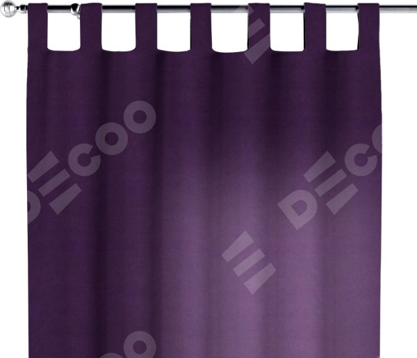 Комплект штор на петлях вельвет тёмно-фиолетовый